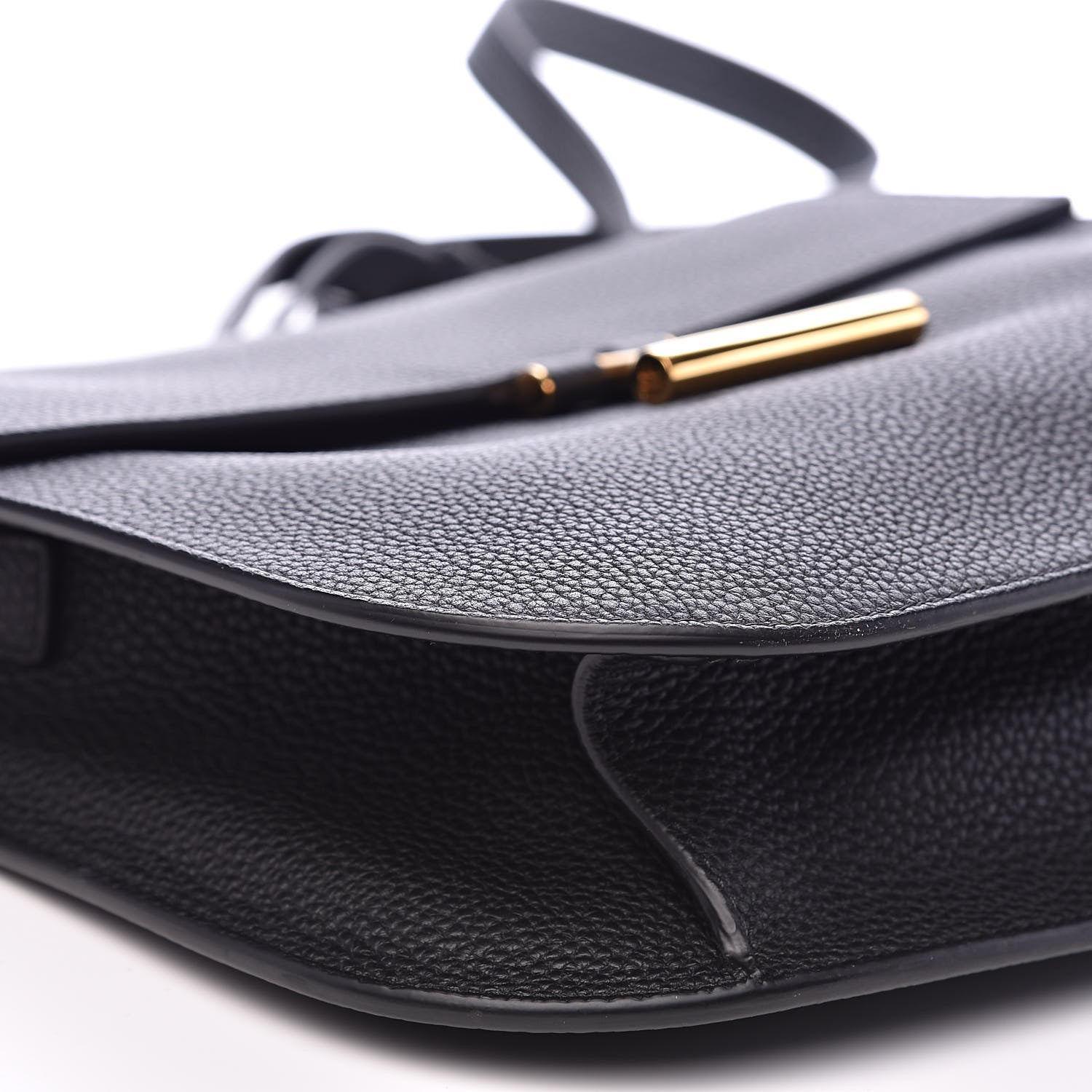 Tom Ford Calfskin Large T Clasp Tara Crossbody Bag Black 7 of 9