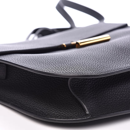 Tom Ford Calfskin Large T Clasp Tara Crossbody Bag Black 7 of 9