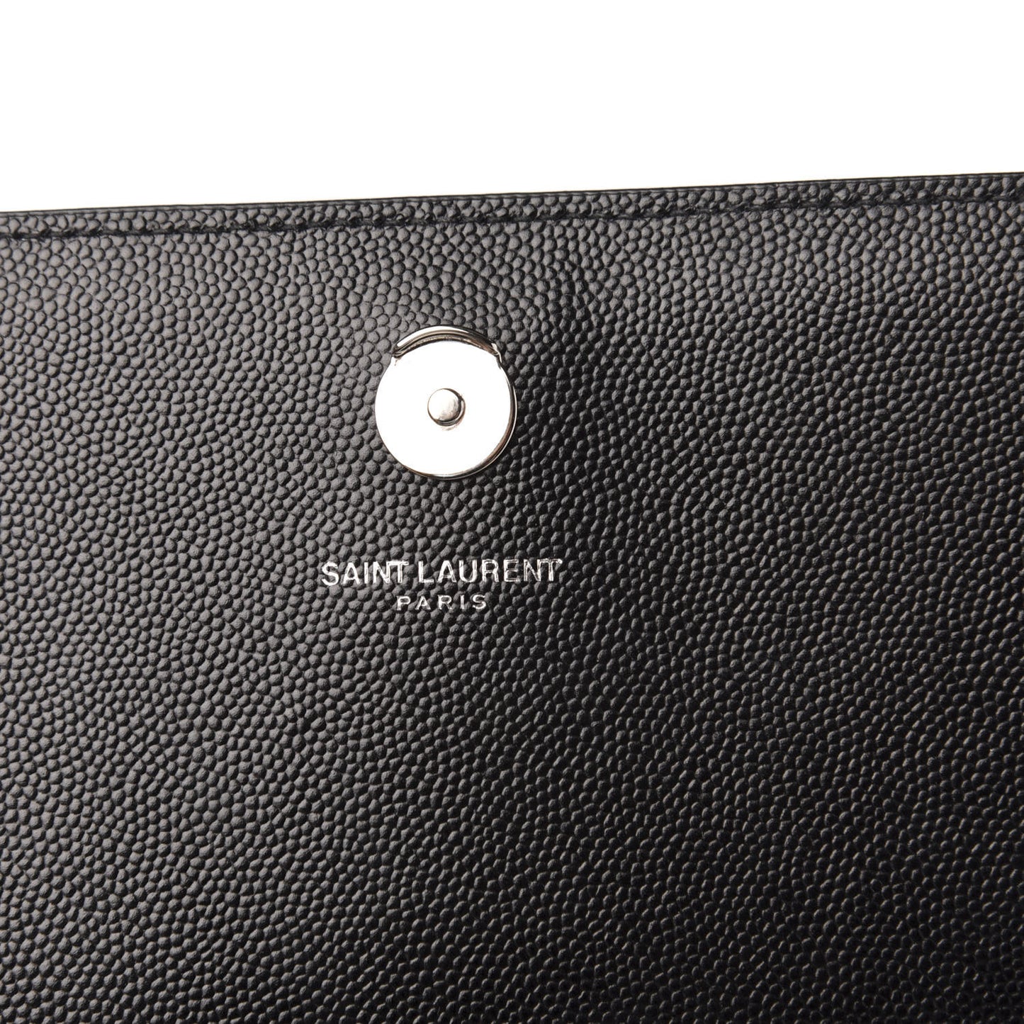 Grain De Poudre Medium Classic Monogram Kate Satchel Black