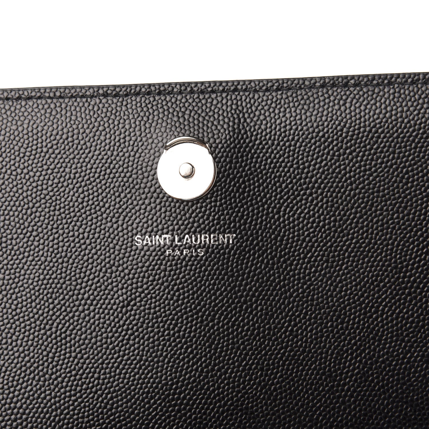 Saint Laurent Grain De Poudre Medium Classic Monogram Kate Satchel Black 6 of 10