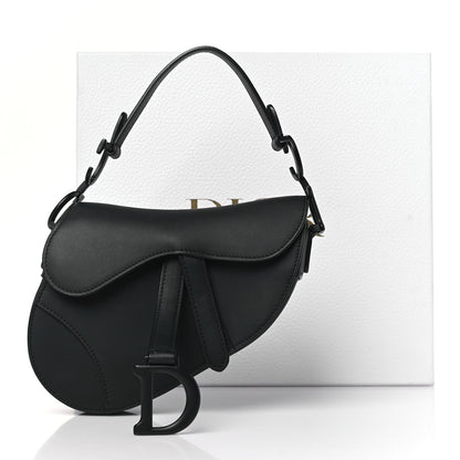 Christian Dior Ultra Matte Calfskin Mini Saddle Bag Black 11 of 11