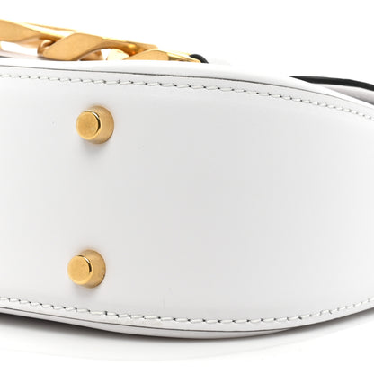 Valentino Garavani Calfskin Small Vlogo Chain Shoulder Bag Optic White 7 of 7
