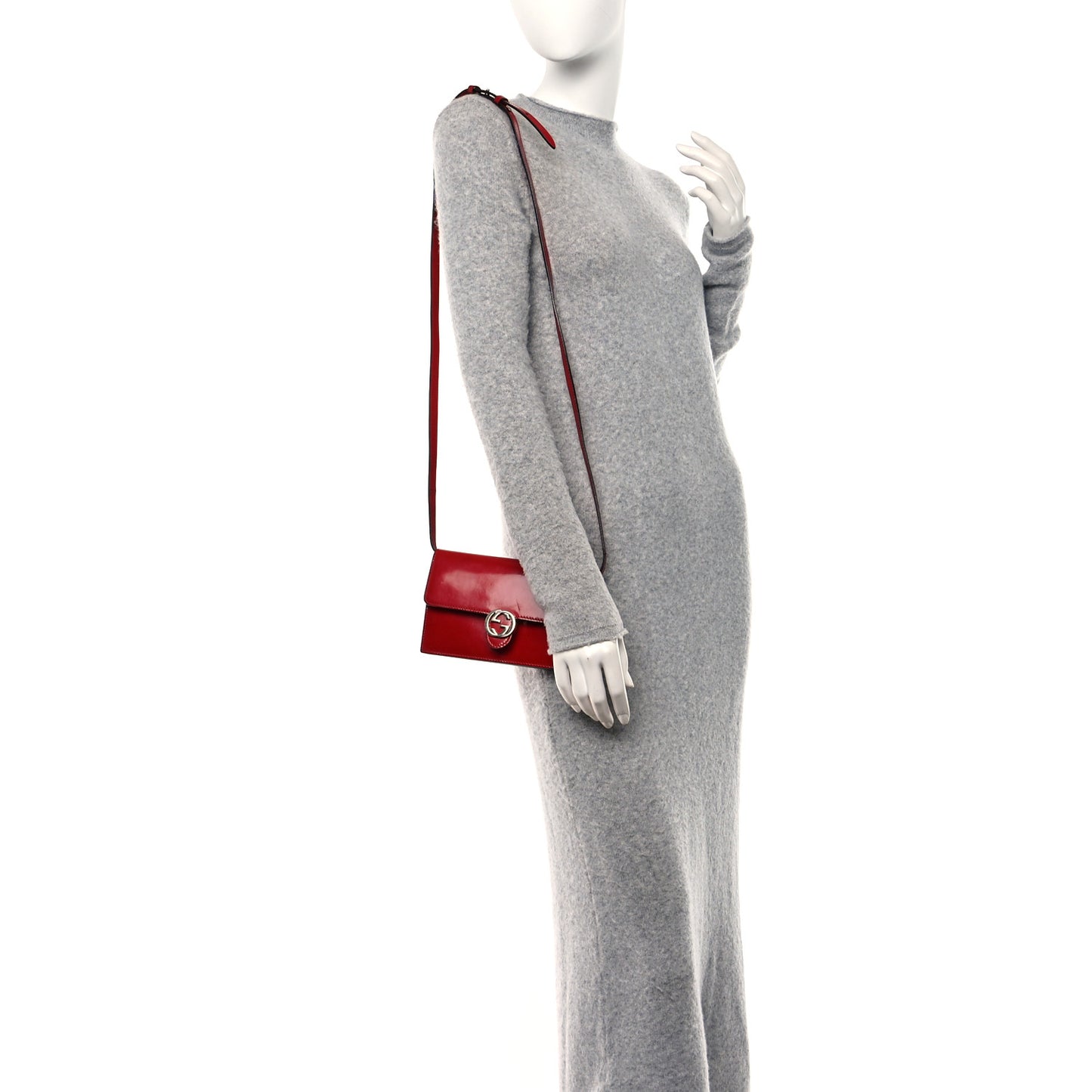 Shade Lux Calfskin Icon Wallet Hibiscus Red