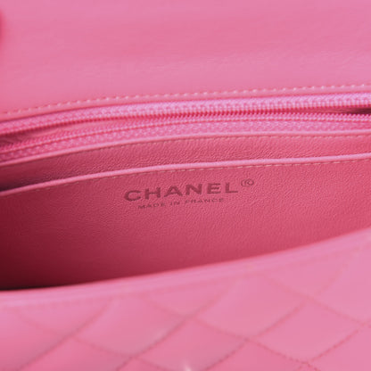 Chanel Lambskin Quilted Mini Rectangular Flap Pink 8 of 11