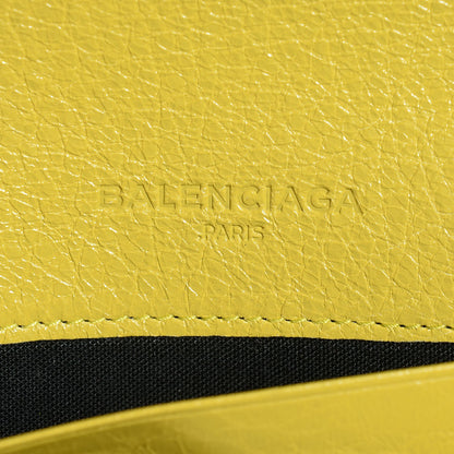 Balenciaga Agneau Classic Hardware Money Wallet Jaune Poussin 7 of 9