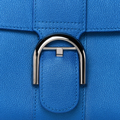 Delvaux Calfskin Mini Brillant East West Satchel Satin Electric 16 of 23