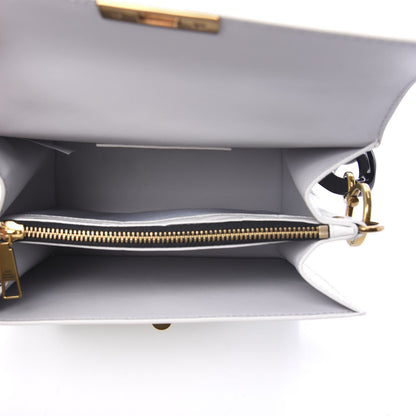 Marc Jacobs Calfskin Crocodile Embossed Uptown Shoulder Bag White 4 of 8