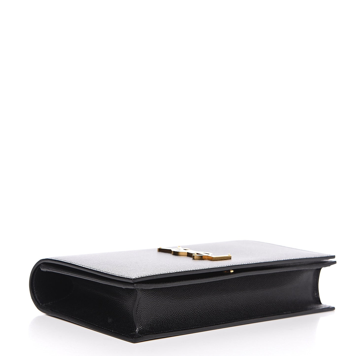 Grain De Poudre Classic Monogram Kate Clutch Black