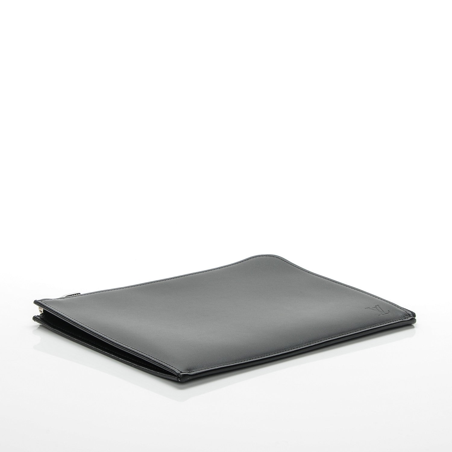 Louis Vuitton Calfskin Souple Pochette Jour PM Black 4 of 6