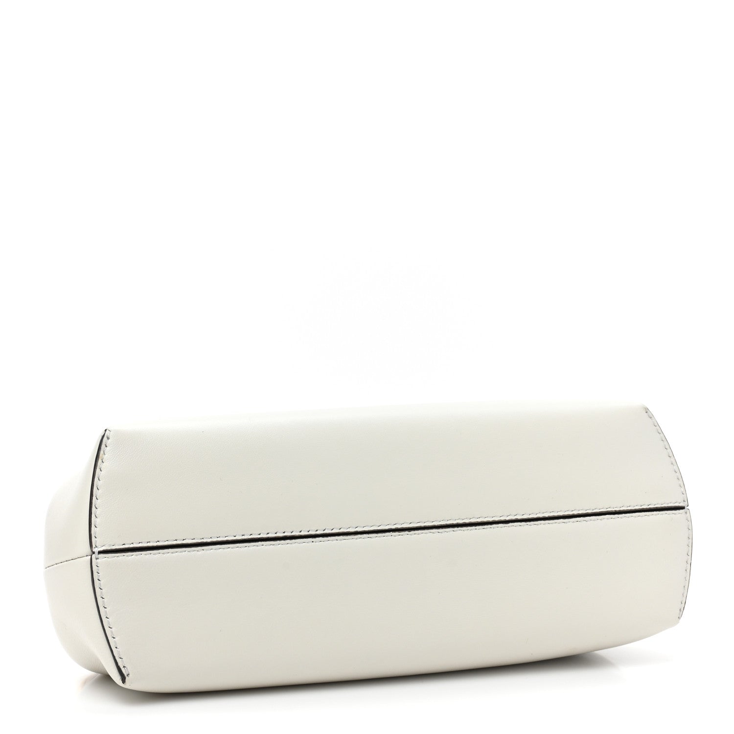 Fendi Shiny Nappa Snakeskin Small Fendi First White Roccia 4 of 13