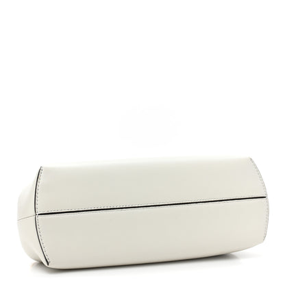 Fendi Shiny Nappa Snakeskin Small Fendi First White Roccia 4 of 13