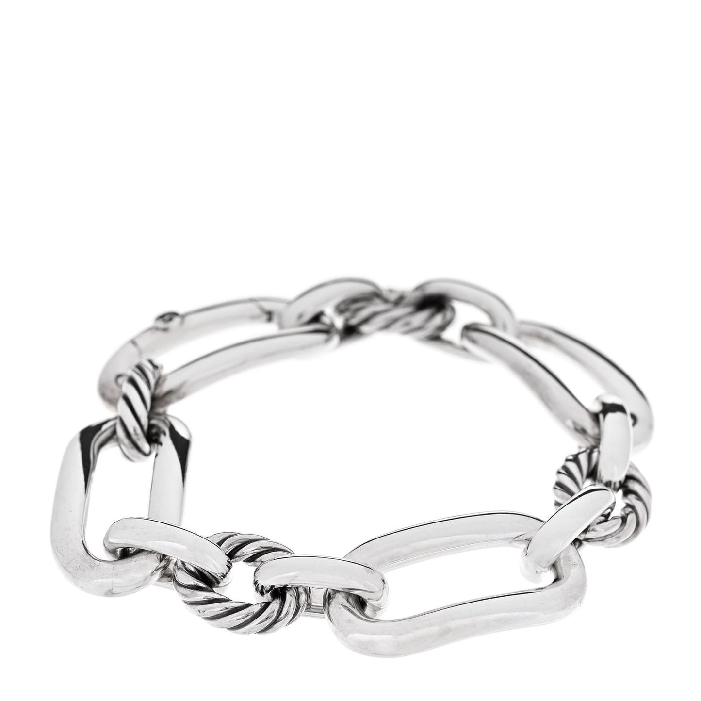 Sterling Silver 16mm Lexington Chain Bracelet