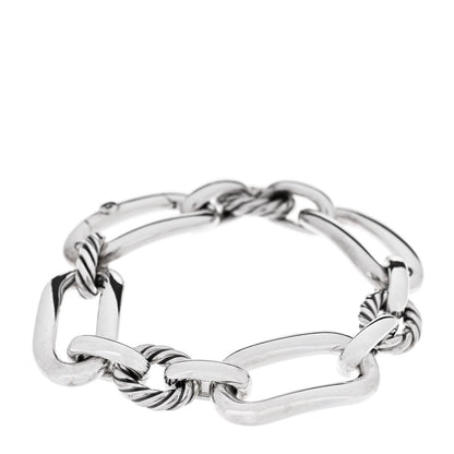 David Yurman Sterling Silver 16mm Lexington Chain Bracelet 1 of 4