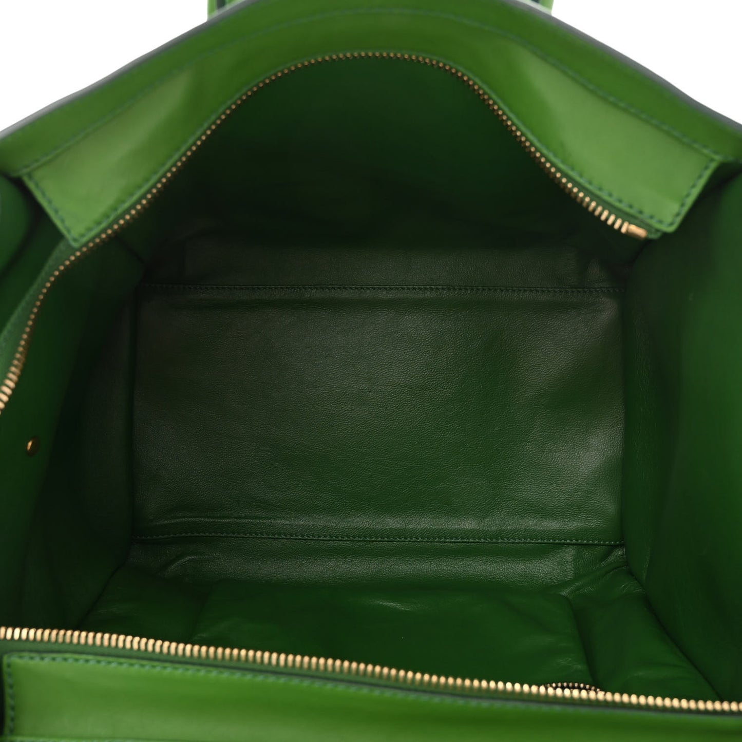 Supple Calfskin Medium Phantom Luggage Green