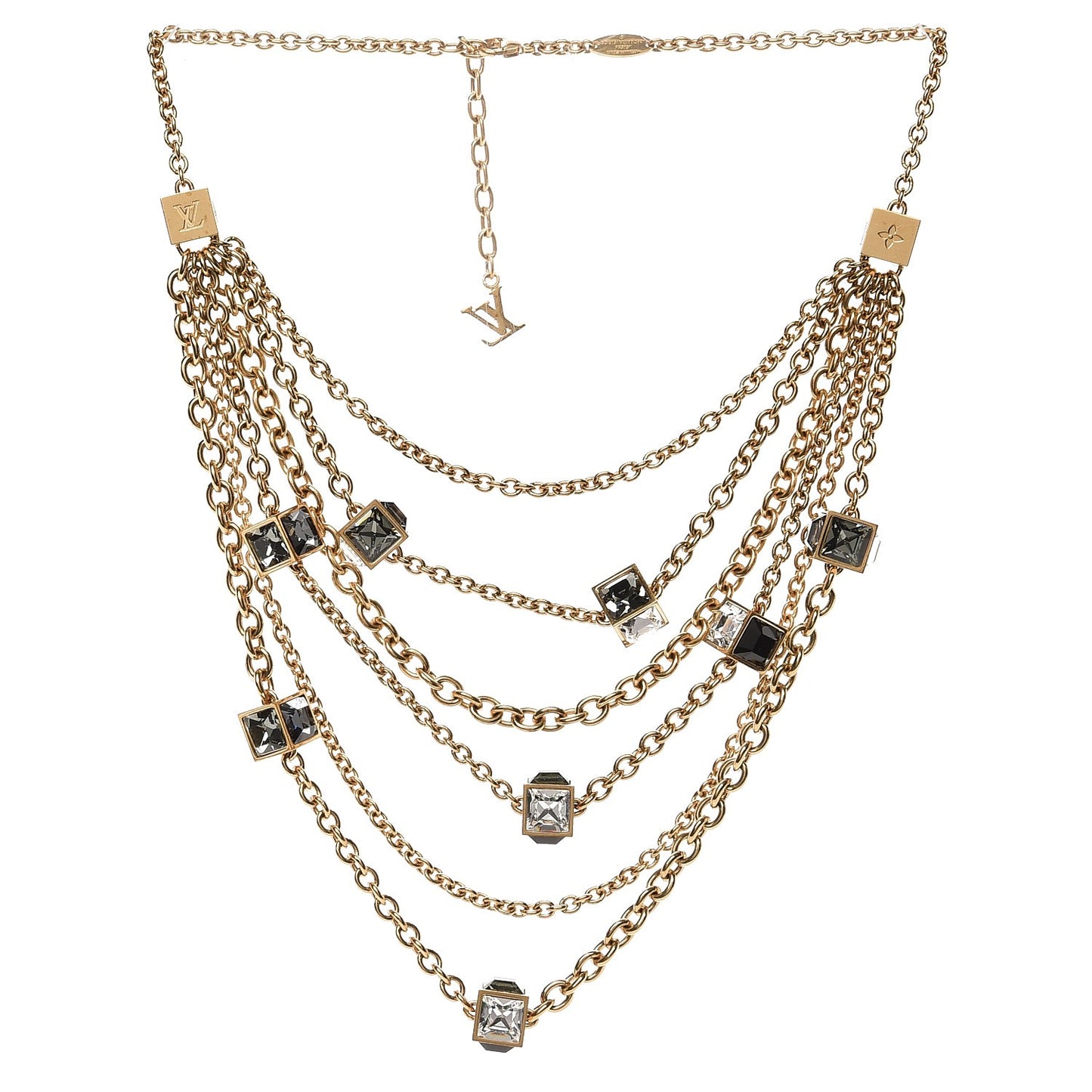 Swarovski Collier Gamble Crew Necklace Gold