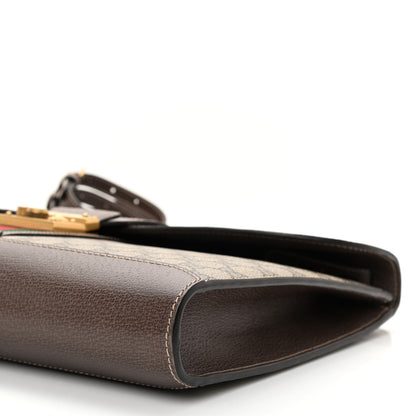 Gucci GG Supreme Monogram Web Messenger Bag Brown 8 of 8