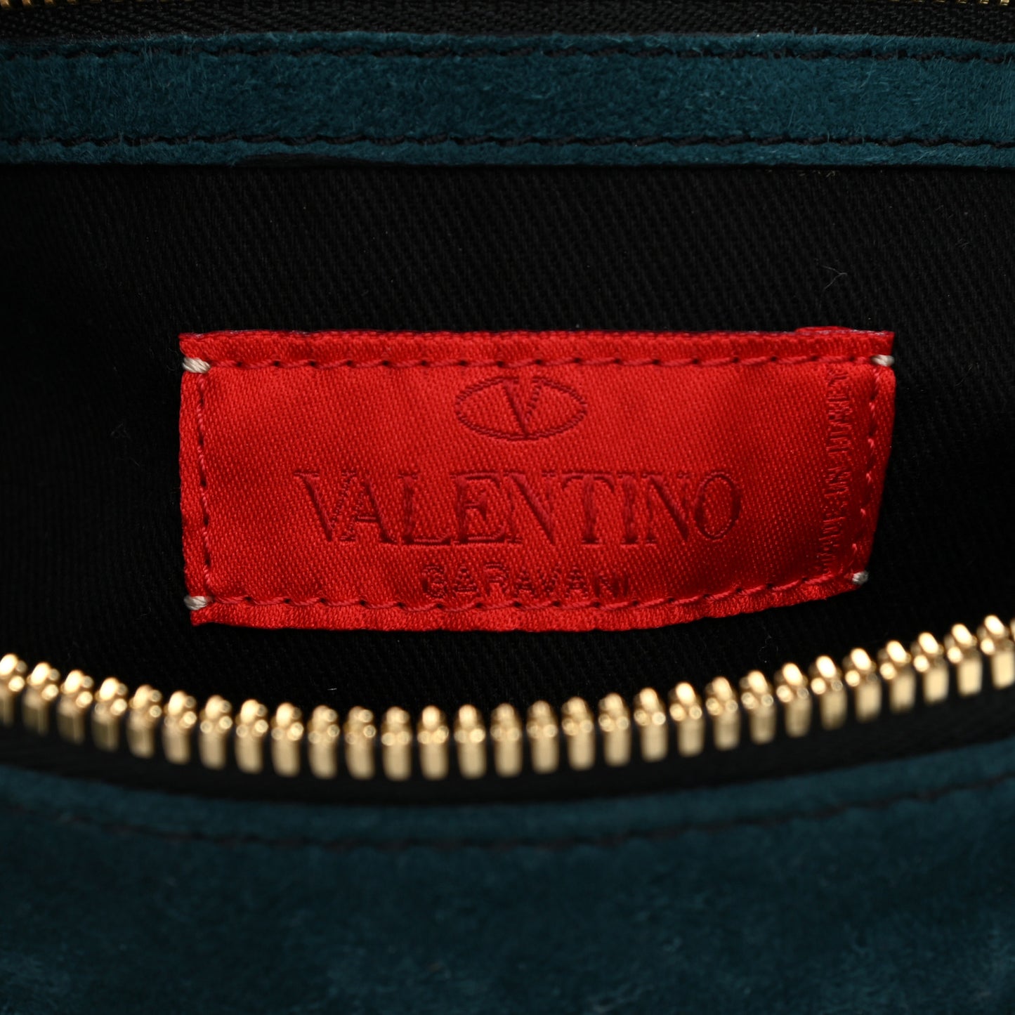 Suede Bow Boston Bag Green