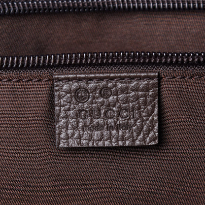 Gucci Monogram Dollar Calfskin Large Boston Duffle Bag Beige Ebony Testa di Moro Marrone Scuro 5 of 13