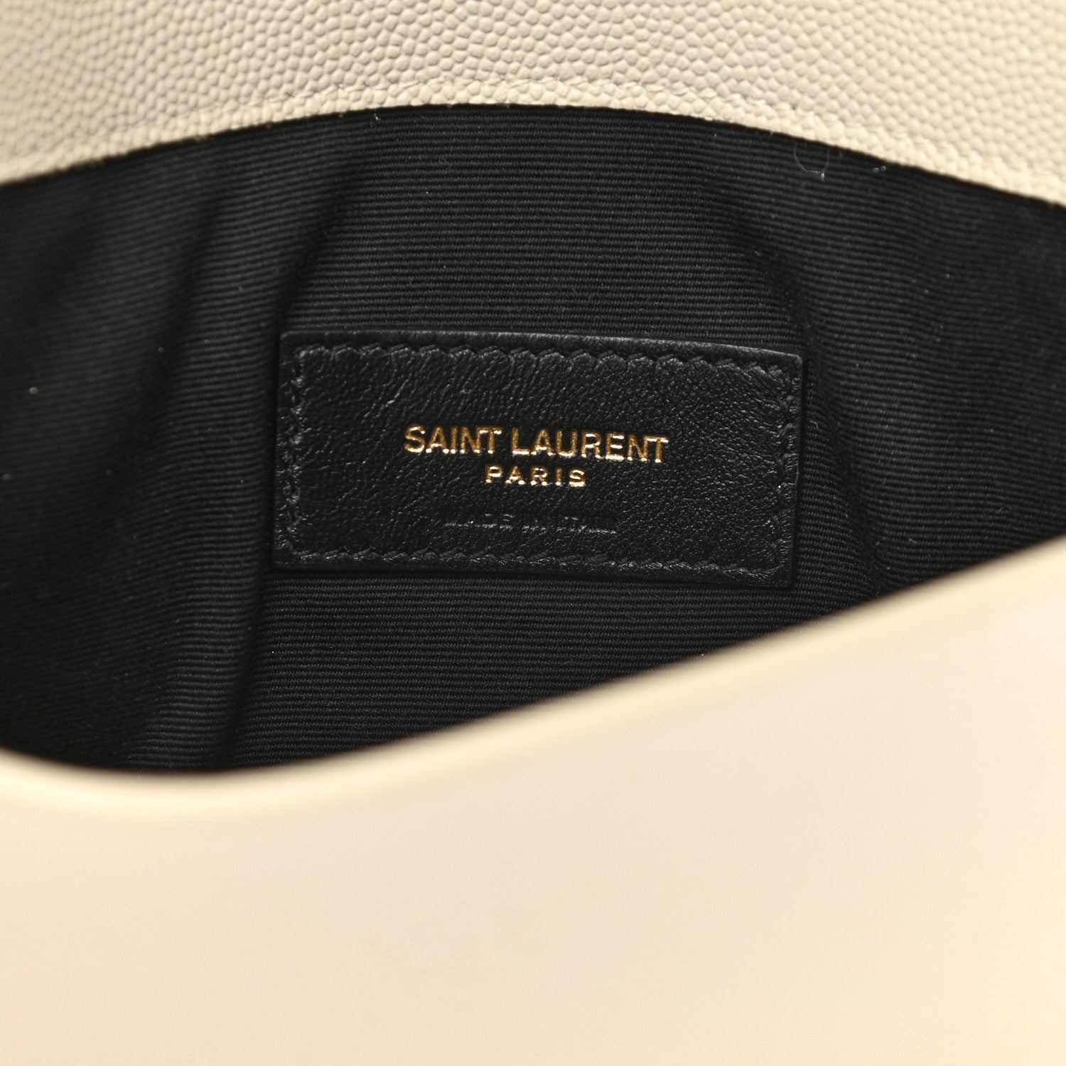 Saint Laurent Grain De Poudre Uptown Pouch Crema Soft 6 of 9