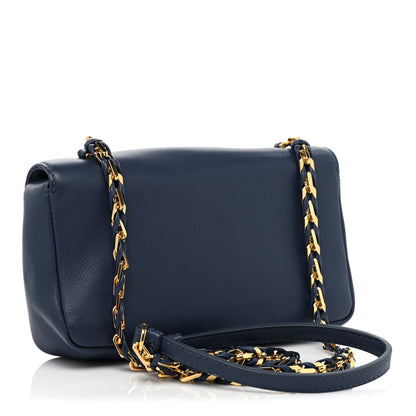 Fendi Shiny Nappa Mini Be Baguette Shoulder Bag Iris 2 of 9