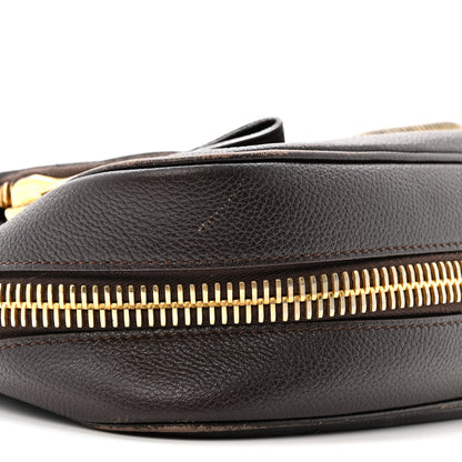 Tom Ford Grained Calfskin Medium Jennifer Crossbody Bag Brown 9 of 16