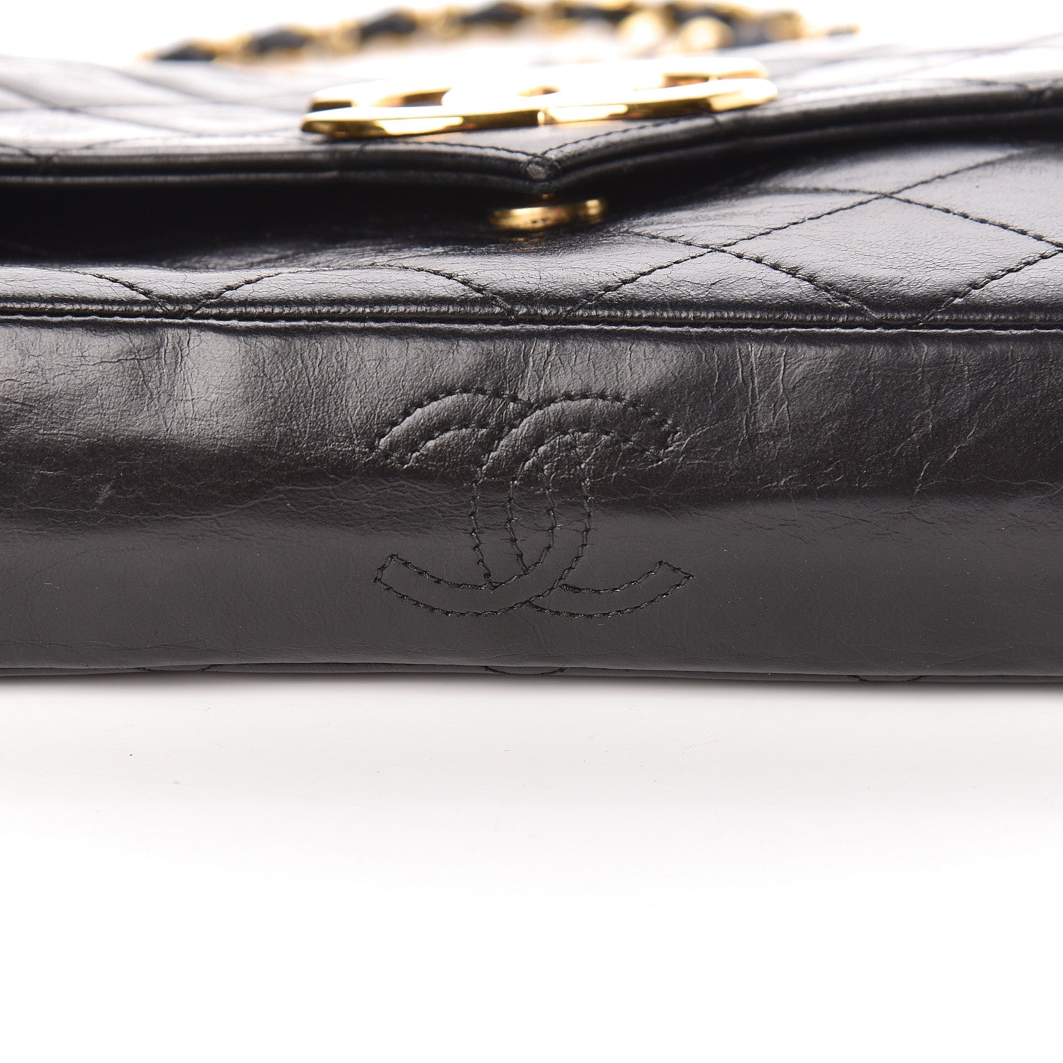 Chanel Lambskin Quilted Small Single Flap Black 13 of 16