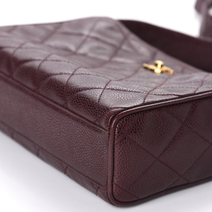 Chanel Caviar Quilted Camera Case Burgundy 7 of 12