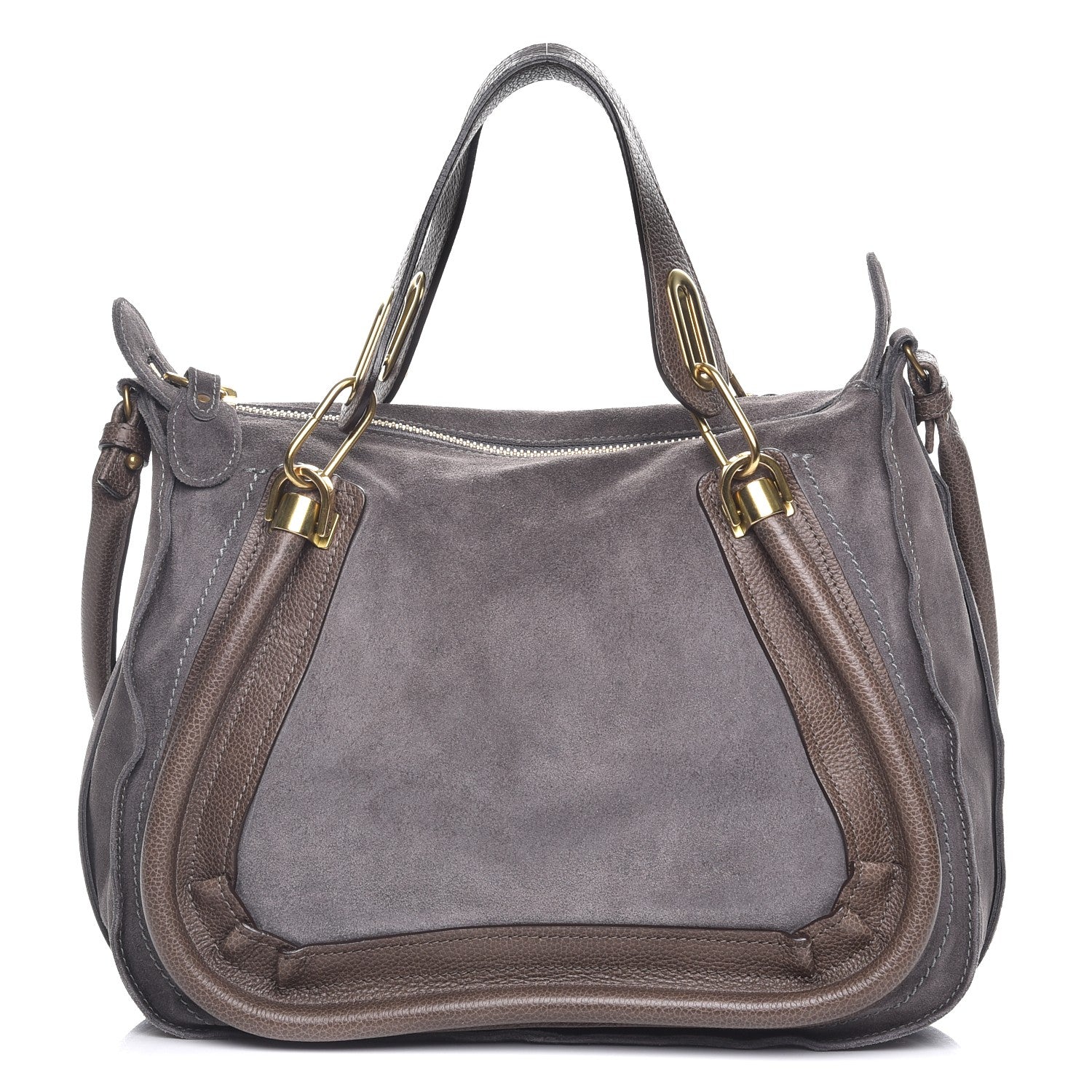 Chloe Suede Calfskin Medium Paraty Rock 1 of 8