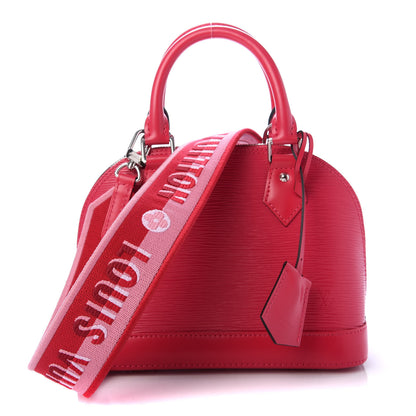 Louis Vuitton Epi Jacquard Alma BB Rose Pondicherry 1 of 10