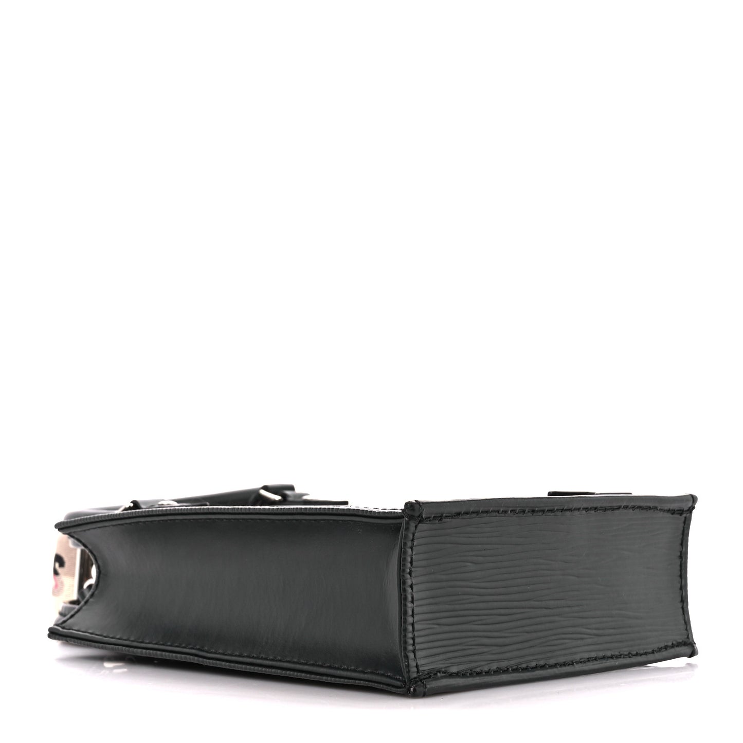 Epi Jacquard Petit Sac Plat Black