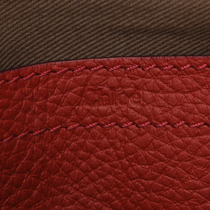 Chloe Calfskin Mini Marcie Round Crossbody Bag Red 5 of 12
