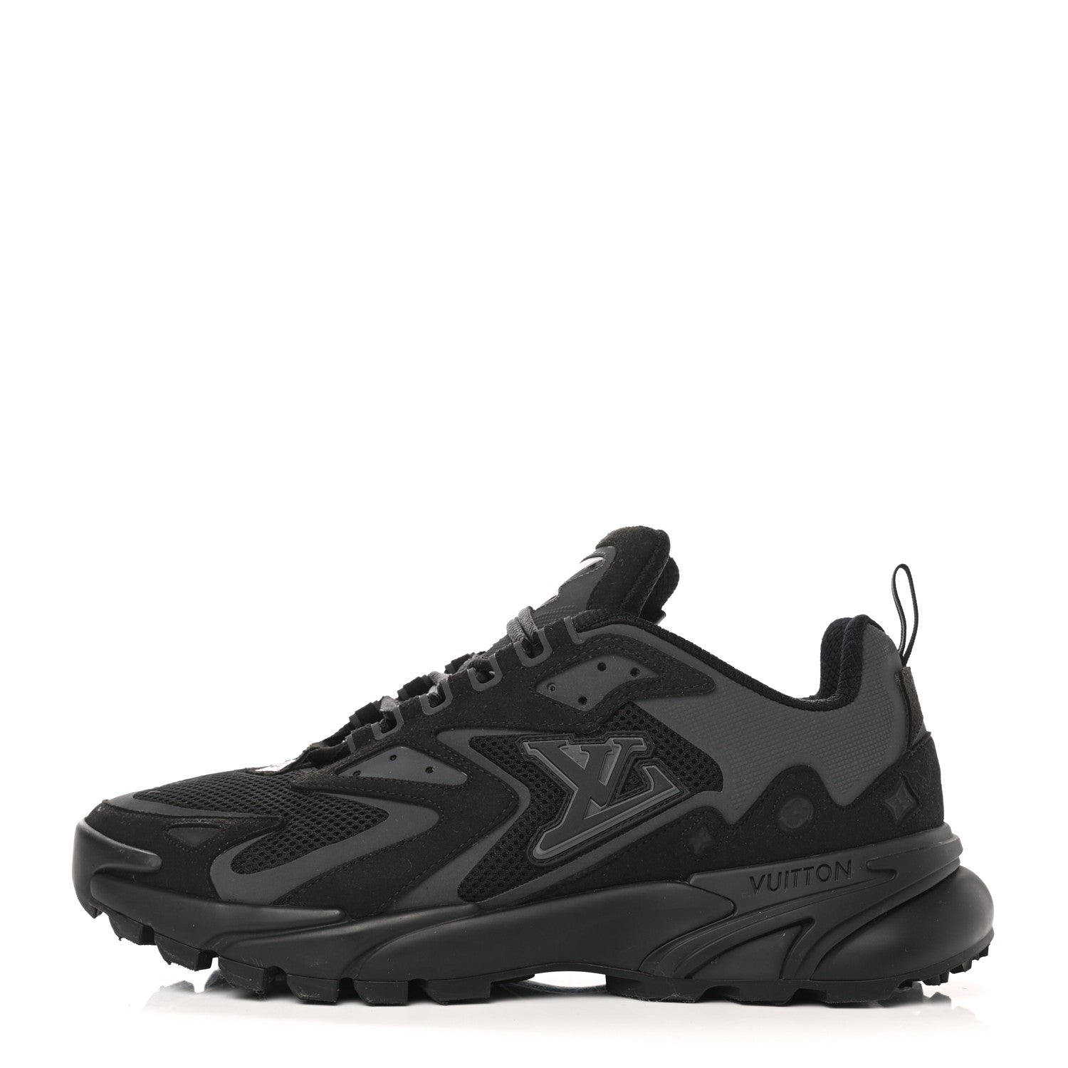 Louis Vuitton Canvas Mesh Mens LV Runner Tatic Sneakers 8.5 Black 1 of 8