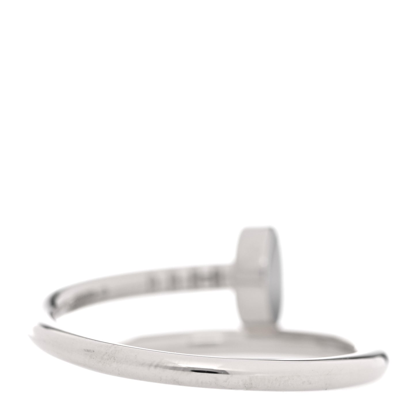 18K White Gold Small Juste Un Clou Ring 51 5.75