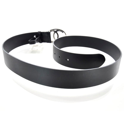 Chanel Leather CC Logo Belt 105 42 Black 2 of 7