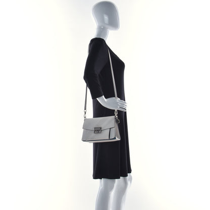 Givenchy Lambskin Perforated Small GV3 Shoulder Bag White 2 of 20
