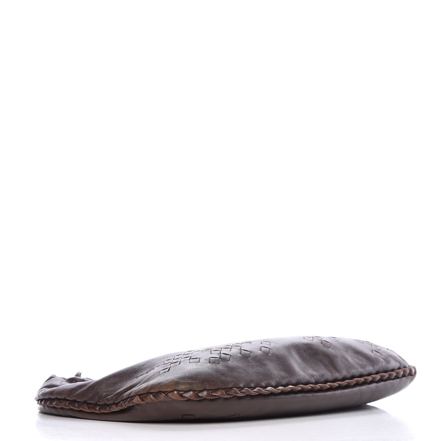Nappa Intrecciato Medium Veneta Hobo Ebano