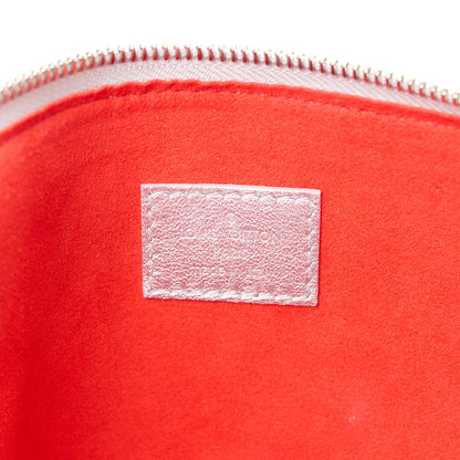 Louis Vuitton Metallic Lambskin Embossed Monogram Coussin PM Silver 8 of 14