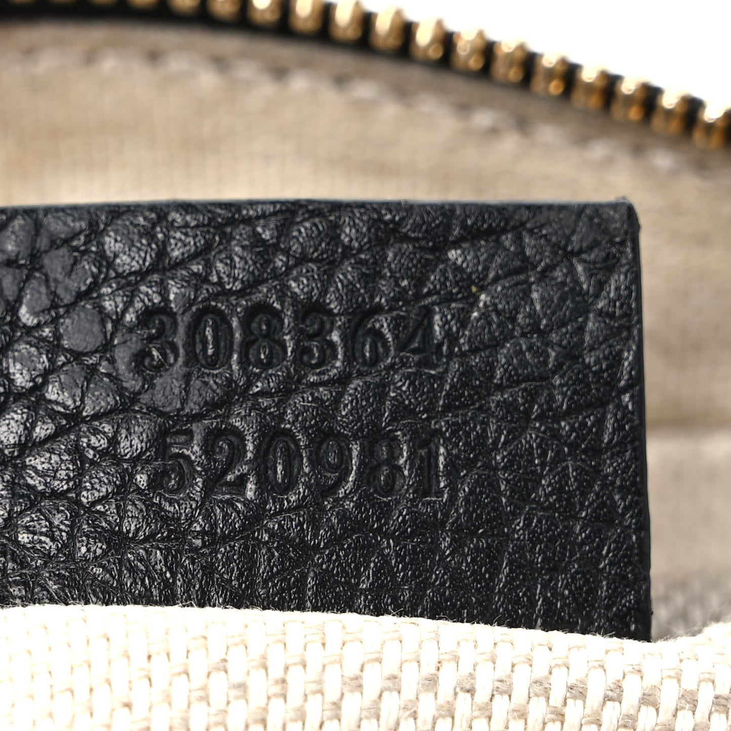 Pebbled Calfskin Small Soho Disco Bag Black