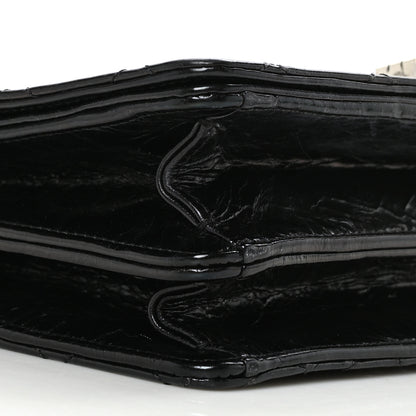 Chanel Glazed Calfskin Quilted Rita Top Handle Flap Black 9 of 9