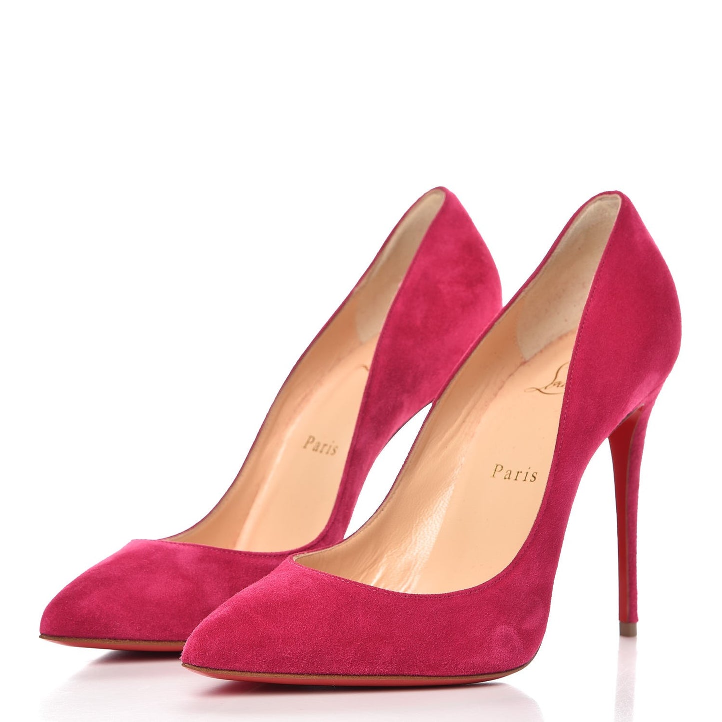 Veau Velours Pigalle Follies 100 Pumps 38.5 Rosa