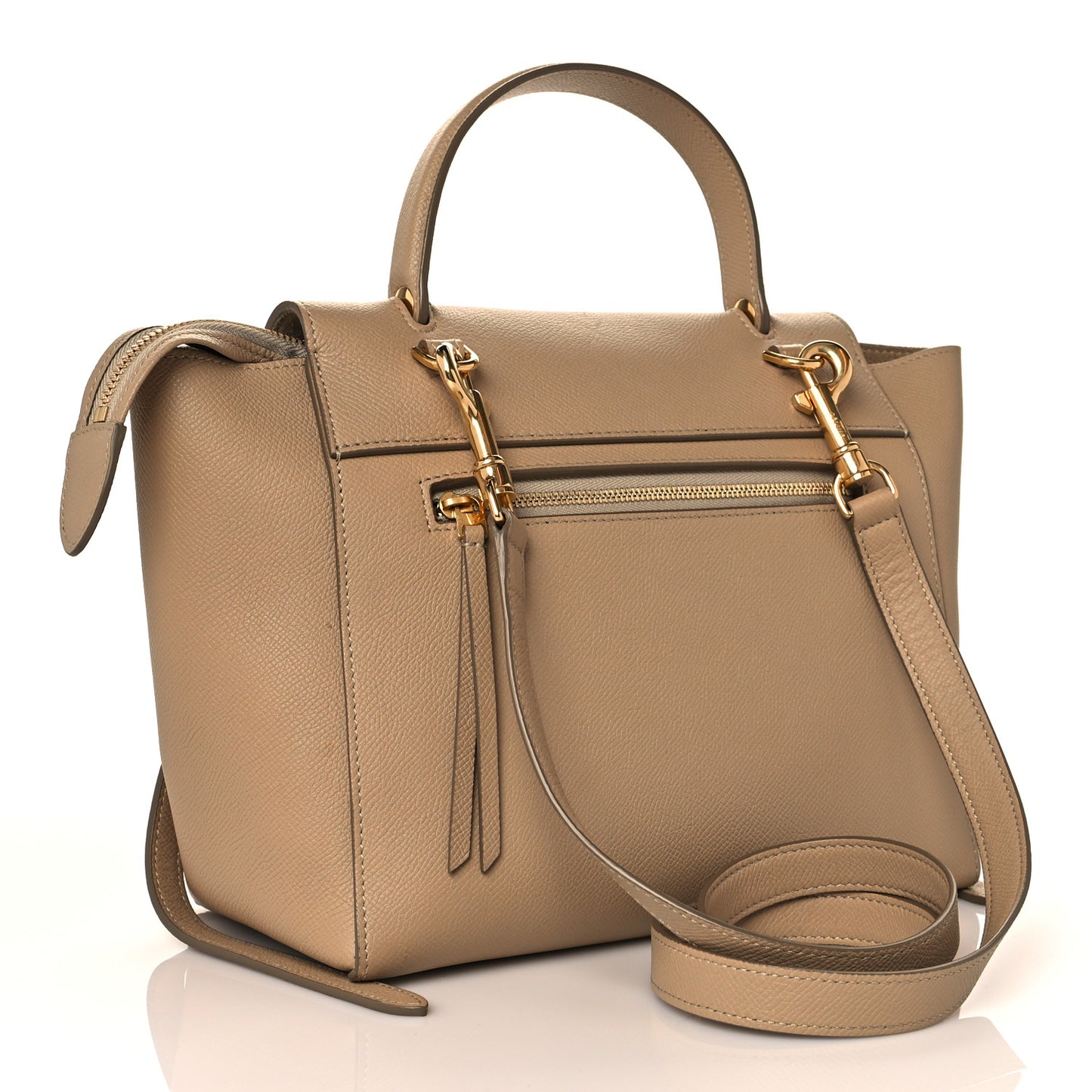 Baby Grained Calfskin Mini Belt Bag Dune