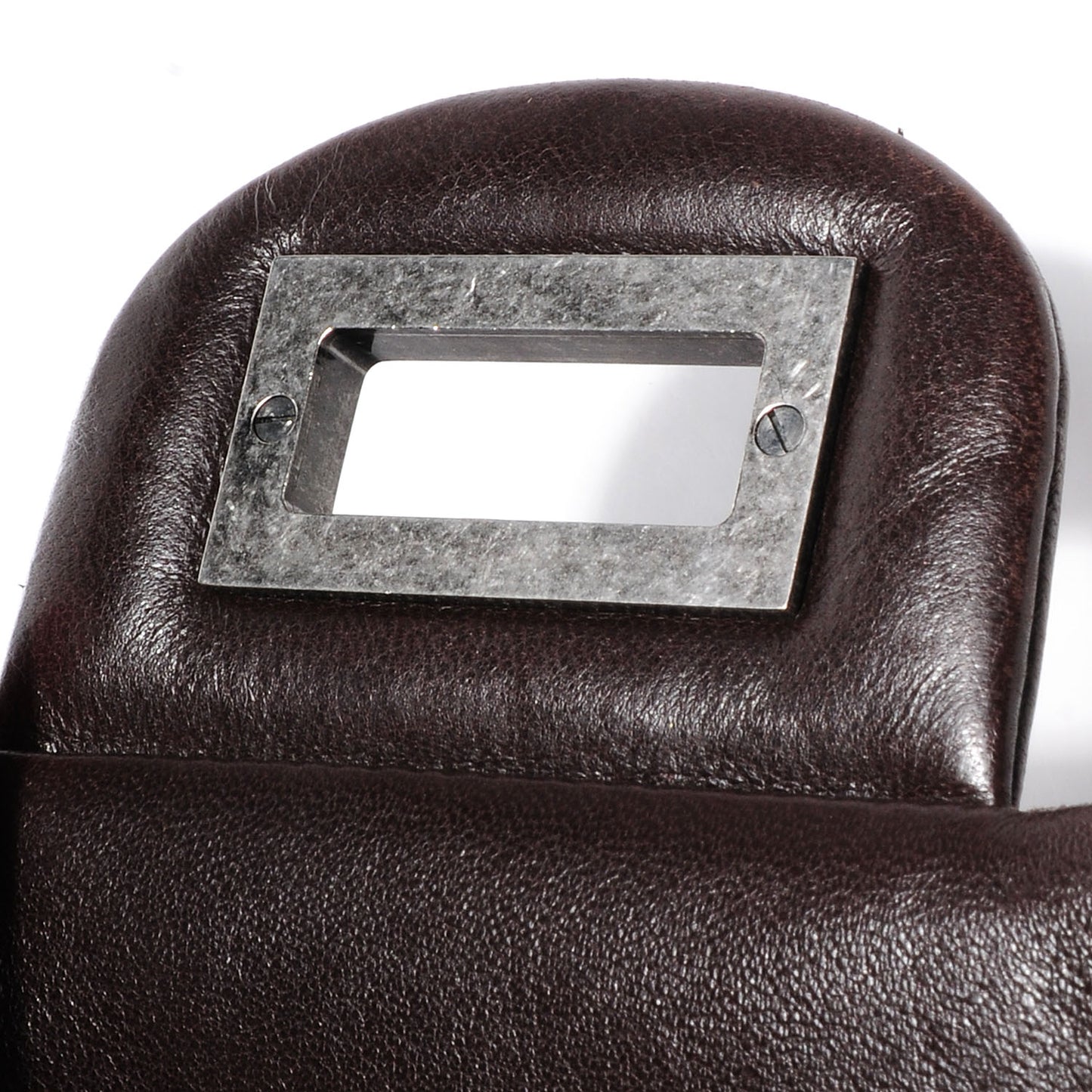 Lambskin Hybrid Reissue Jumbo Flap Dark Brown