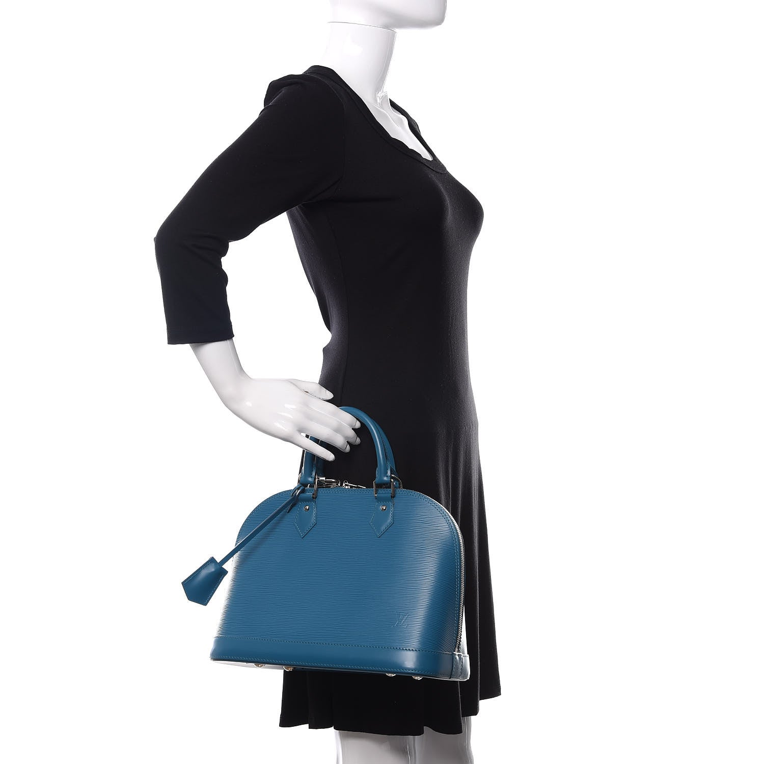 Louis Vuitton Epi Alma PM Cyan 2 of 9