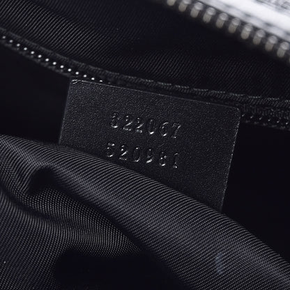 Gucci GG Supreme Monogram Medium Carry-On Duffle Bag Black Grey 7 of 7