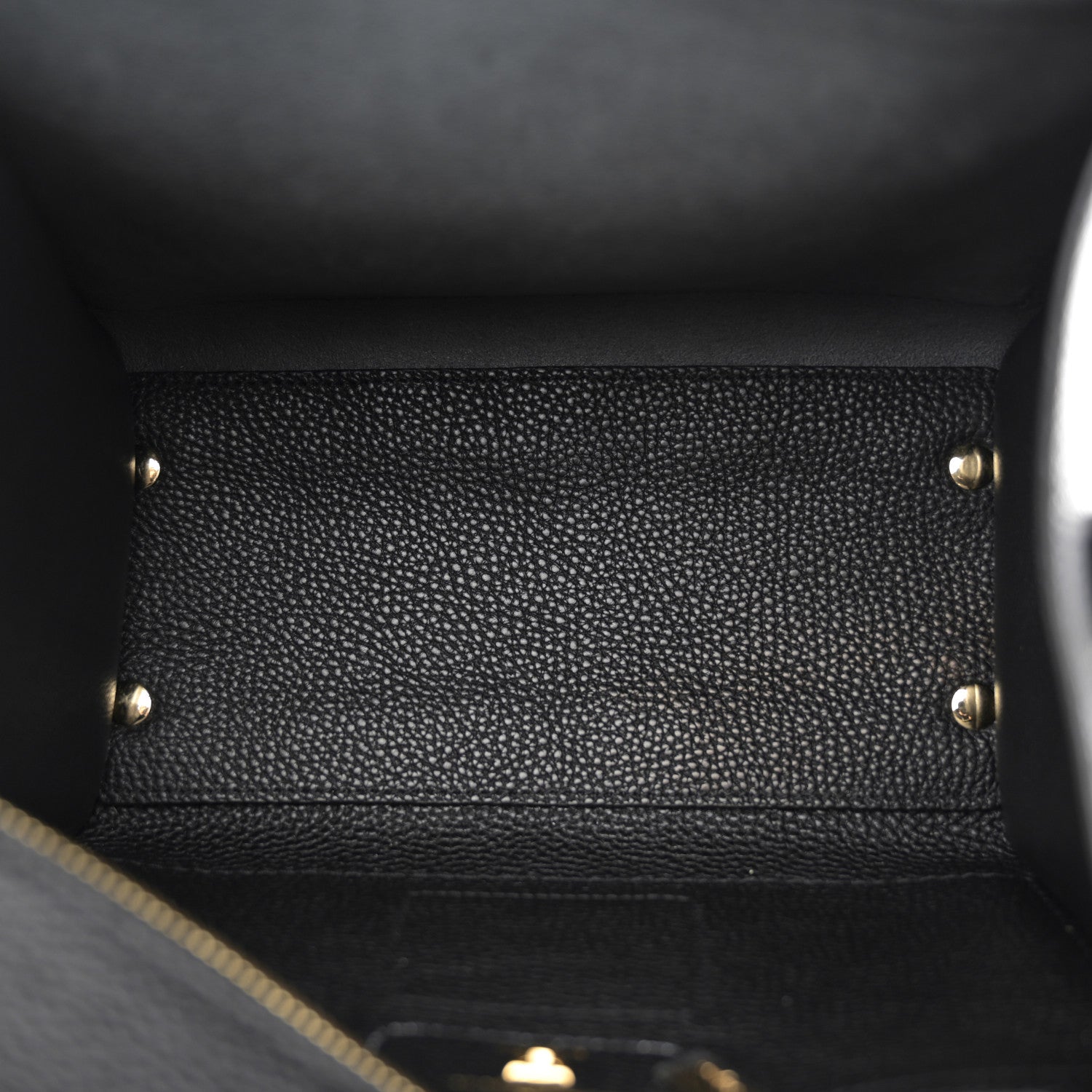Salvatore Ferragamo Grained Calfskin Double Handle Small Amy Tote Black 5 of 11