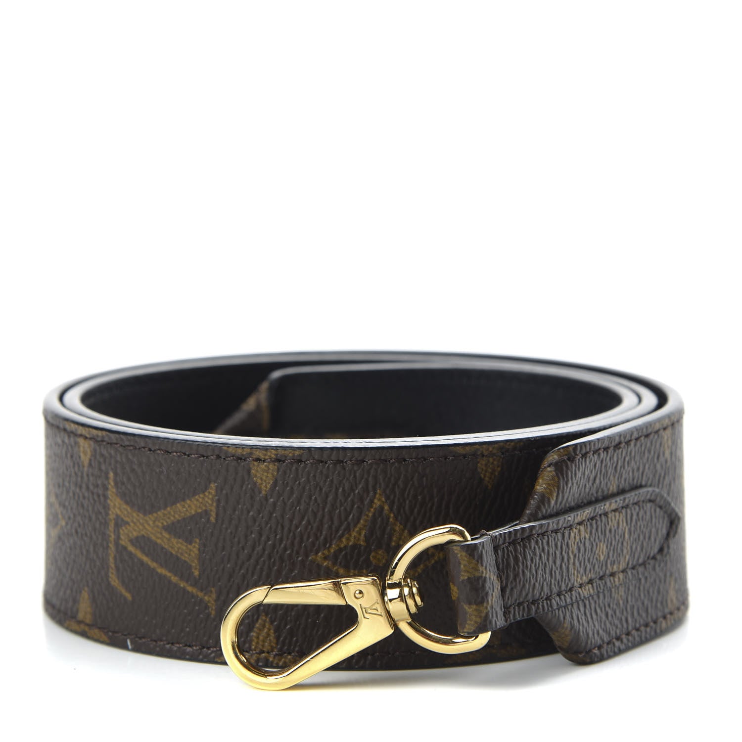 Louis Vuitton Monogram Bandouliere Shoulder Strap Black 1 of 6