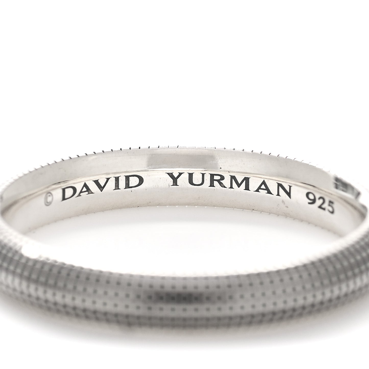 Sterling Silver 3.5mm Mens Sky Band Ring 65 11