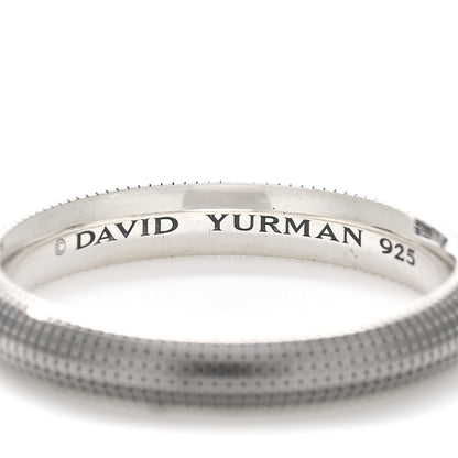 David Yurman Sterling Silver 3.5mm Mens Sky Band Ring 65 11 4 of 4