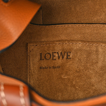Loewe Grained Calfskin Small Gate Crossbody Bag Caramel Pecan 6 of 9
