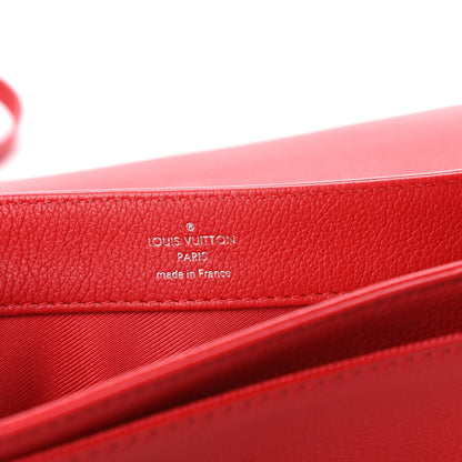Louis Vuitton Calfskin Lockme II Chain Bag BB Rubis 8 of 10